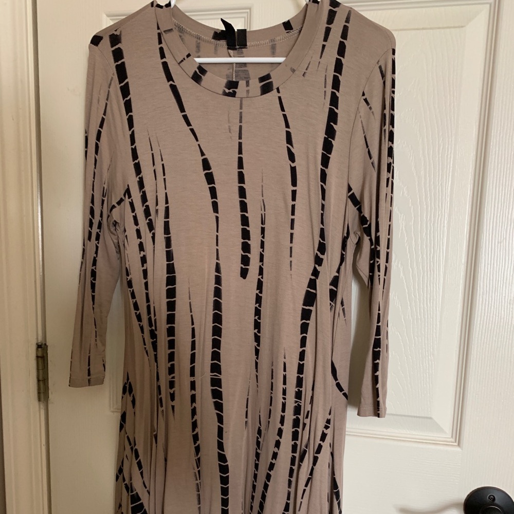 Black and Tan dress